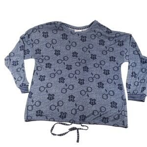 Harry Potter Wizarding World Blue Hogwarts Crest Pajama Set Mens Medium M